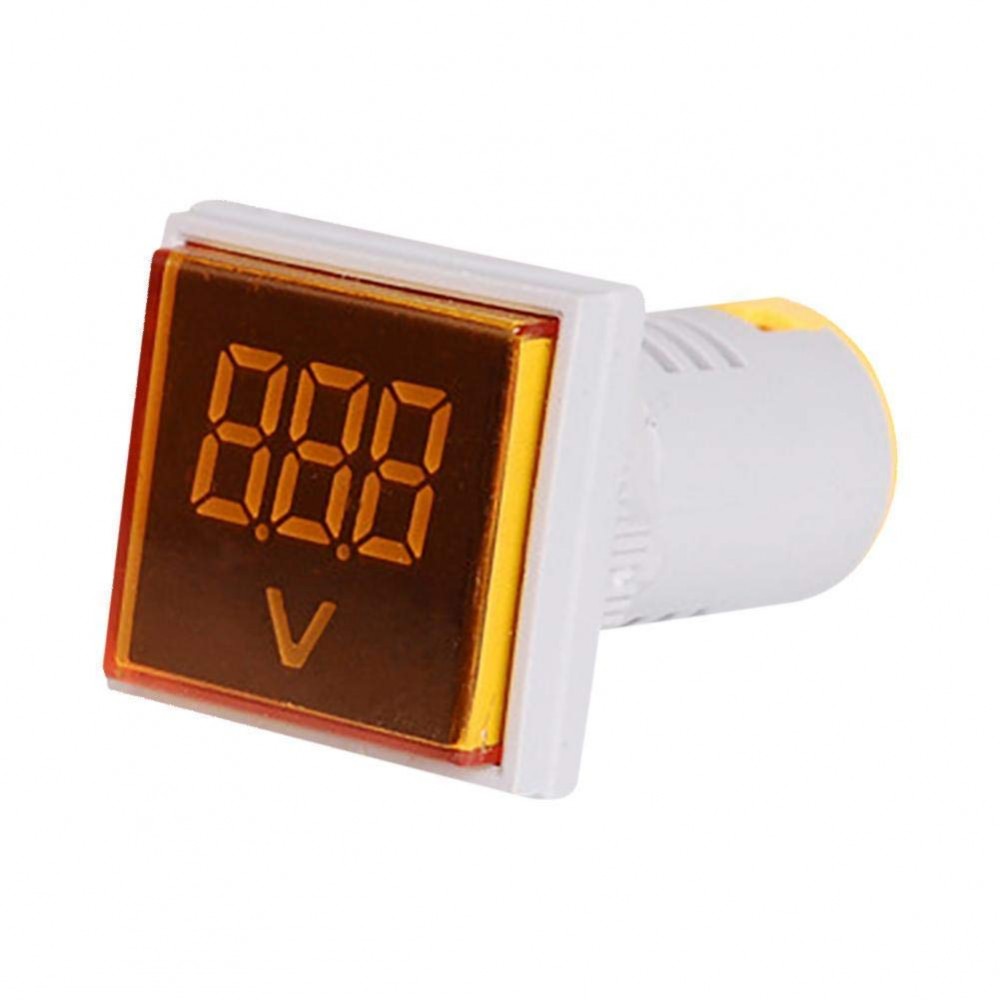 Leyden Square Volt Meter Led Digital Display Gauge Volt Digital