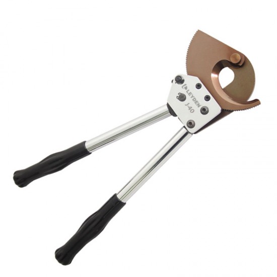 LEYDEN® J40 Heavy Duty Aluminum Copper Ratchet Cable Cutters up to 300mm² Single Core Wire or Ø30mm Armoured Cu/Al Cable Cutter (J40)